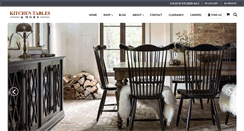 Desktop Screenshot of kitchentablesandmore.com